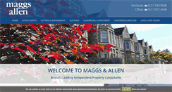 Desktop Screenshot of maggsandallen.co.uk